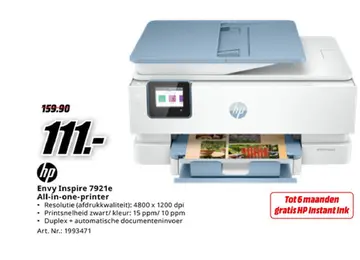 Aanbieding: Envy Inspire 7921e All-in-one-printer