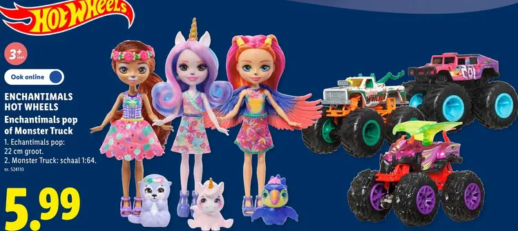 Promotie: Enchantimals pop of Monster Truck