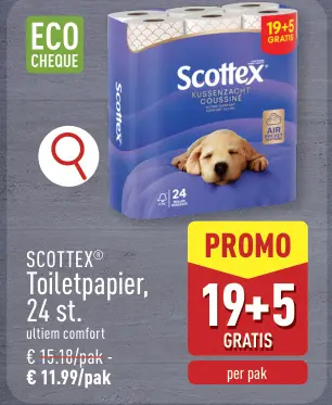 Promotie: Toiletpapier