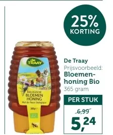 Promotie: Bloemenhoning Bio