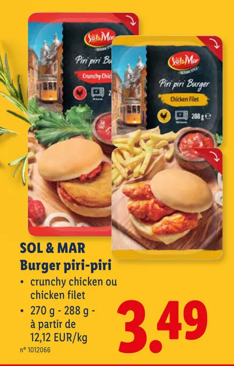 Offre: Burger piri-piri