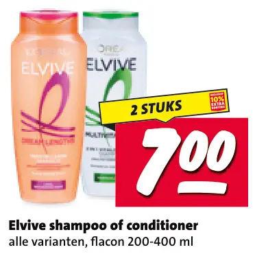 Aanbieding: Elvive shampoo of conditioner