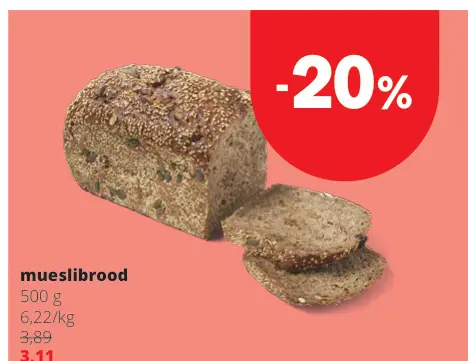 Promotie: Mueslibrood