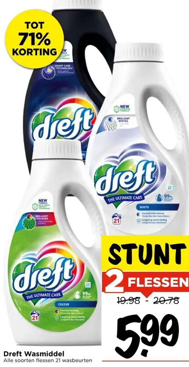 Aanbieding: Dreft Wasmiddel