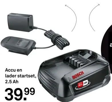 Aanbieding: Accu en lader startset