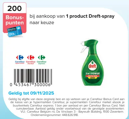 Aanbieding: Dreft-spray
