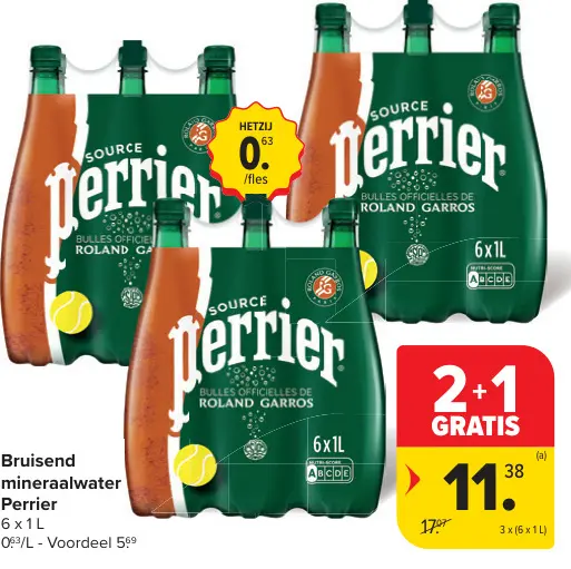 Promotie: Bruisend mineraalwater Perrier