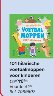 Promotie: 101 hilarische voetbalmoppen voor kinderen