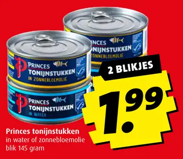 Aanbieding: Princes tonijnstukken