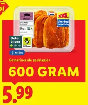 Aanbieding: Gemarineerde speklapjes