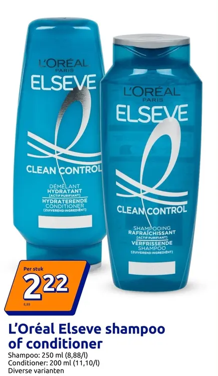 Aanbieding: L'Oréal Elseve shampoo of conditioner