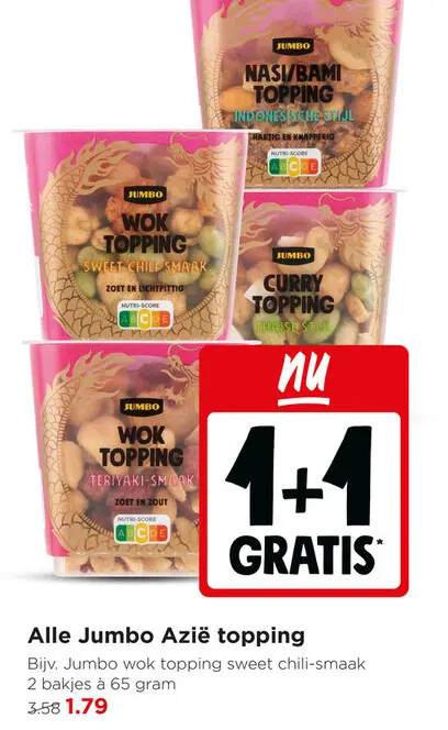 Aanbieding: Jumbo Azië topping