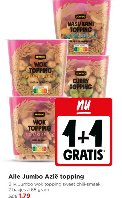 Aanbieding: Jumbo Azië topping