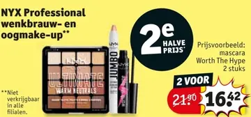 Aanbieding: NYX Professional wenkbrauw- en oogmake-up