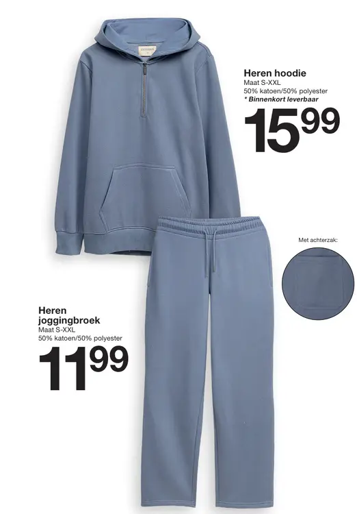 Promotie: Heren hoodie / joggingbroek