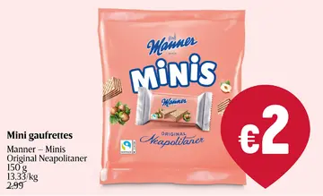 Offre: Mini gaufrettes