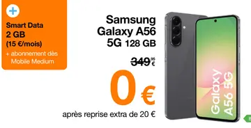 Offre: Samsung Galaxy A56 5G