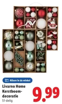 Aanbieding: Kerstboomdecoratie