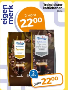 Aanbieding: Trekpleister koffiebonen