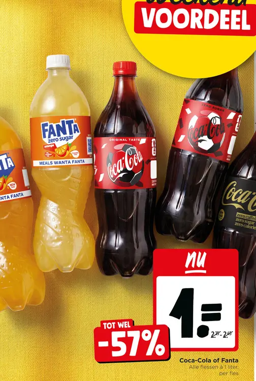 Aanbieding: Coca-Cola of Fanta