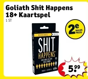 Promotie: Shit Happens 18+ Kaartspel