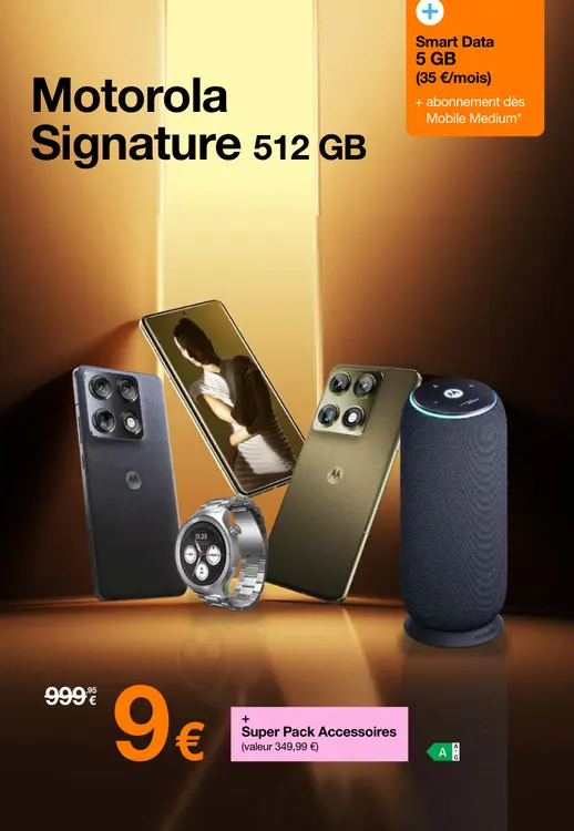 Offre: Motorola Signature