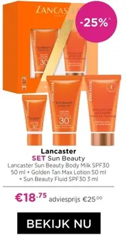 Aanbieding: Lancaster Sun Beauty