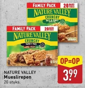 Aanbieding: NATURE VALLEY Mueslirepen