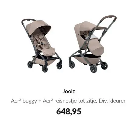 Aanbieding: Aer² buggy + Aer² reisnestje tot zitje