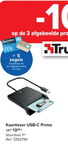 Promotie: Kaartlezer USB-C Primo