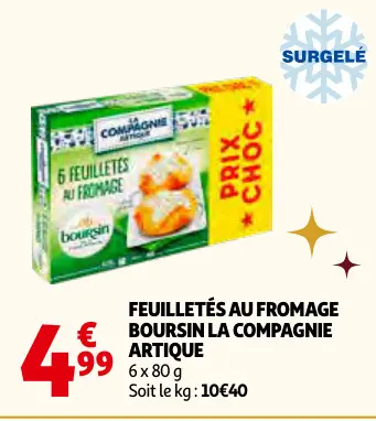 Promotie: Feuilletés au fromage