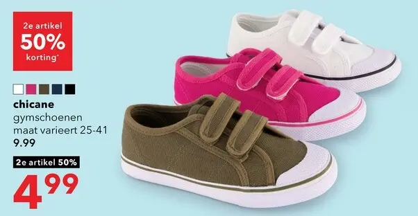 Aanbieding: Chicane gymschoenen maag 25-41
