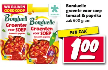 Aanbieding: Bonduelle groente voor soep tomaat & paprika