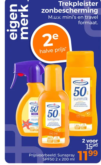 Aanbieding: Trekpleister zonbescherming