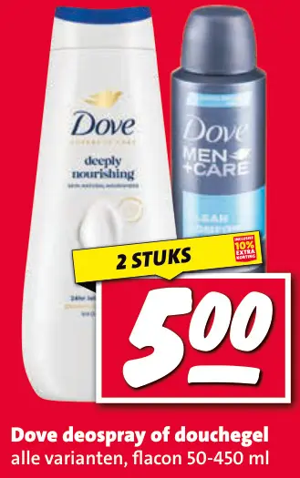 Aanbieding: Dove deospray of douchegel