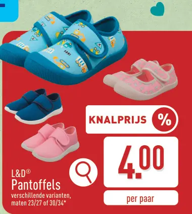 Promotie: Pantoffels