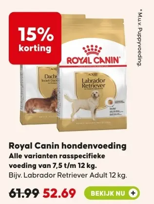 Aanbieding: Royal Canin hondenvoeding