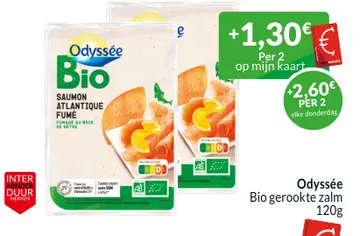 Aanbieding: Odyssée Bio gerookte zalm