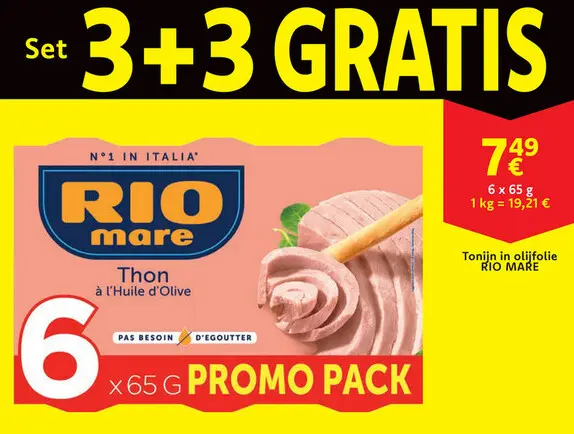 Aanbieding: Tonijn in olijfolie