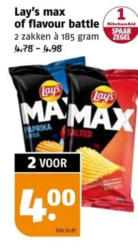 Aanbieding: Lay's max of flavour battle