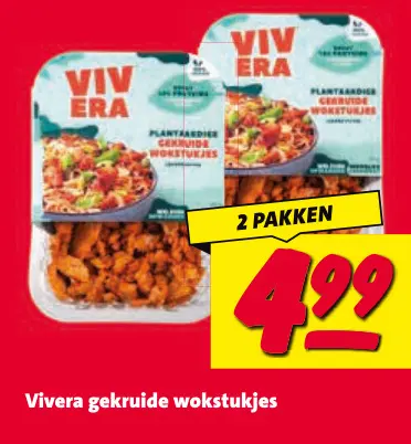 Aanbieding: Vivera gekruide wokstukjes