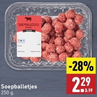 Aanbieding: Soepballetjes