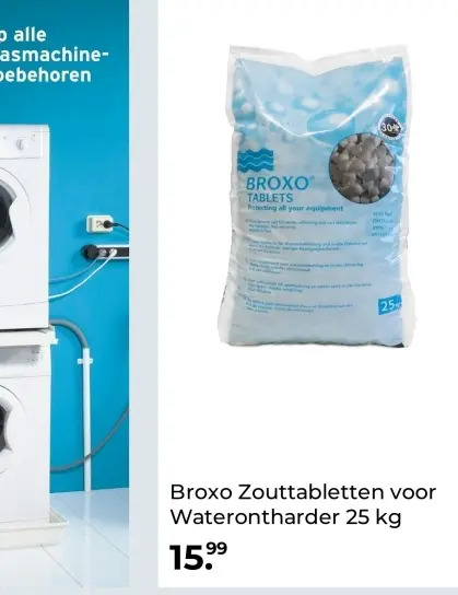 Aanbieding: Broxo Zouttabletten voor Waterontharder