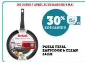 Aanbieding: POELE TEFAL EASTCOOK & CLEAN