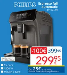 Offre: Espresso full automatic