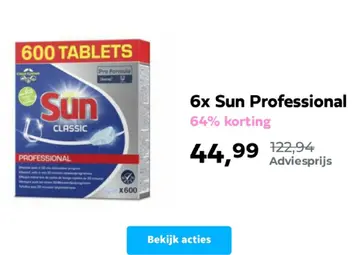 Aanbieding: 6x Sun Professional
