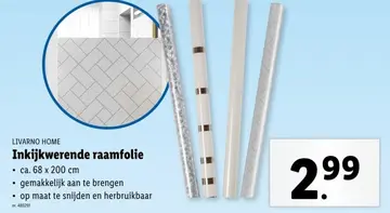 Aanbieding: Inkijkwerende raamfolie