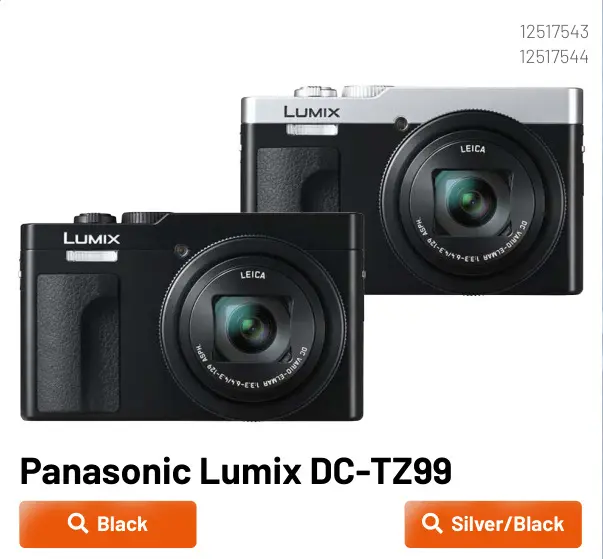 Aanbieding: Lumix DC-TZ99
