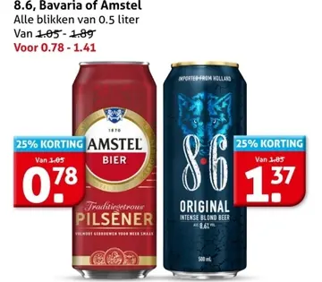 Aanbieding: 8.6, Bavaria of Amstel