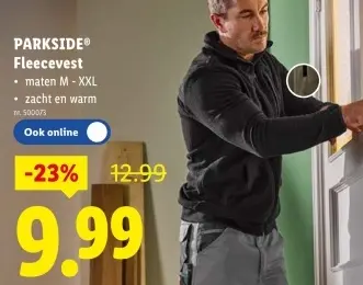 Promotie: Fleecevest